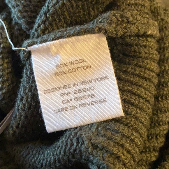 INTERMIX WIDE NECK BELTED TUNIC SWEATER SZ L - Picture 5 of 7